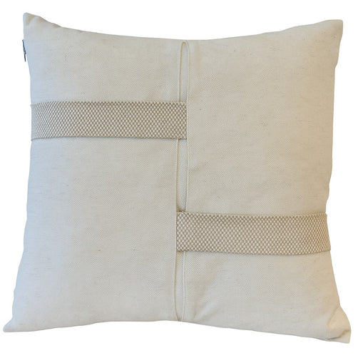 Adrift Cushion 55x55cm Natural with Feather Fill