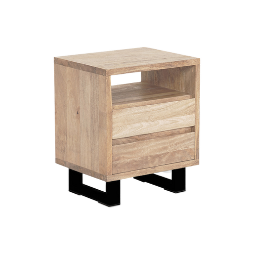 Naples Bedside Table Black