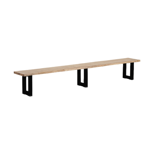 Naples Dining Bench 3m Black