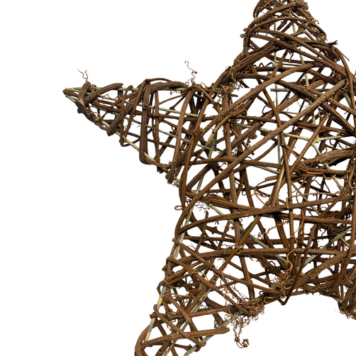 Rattan Star Ornament