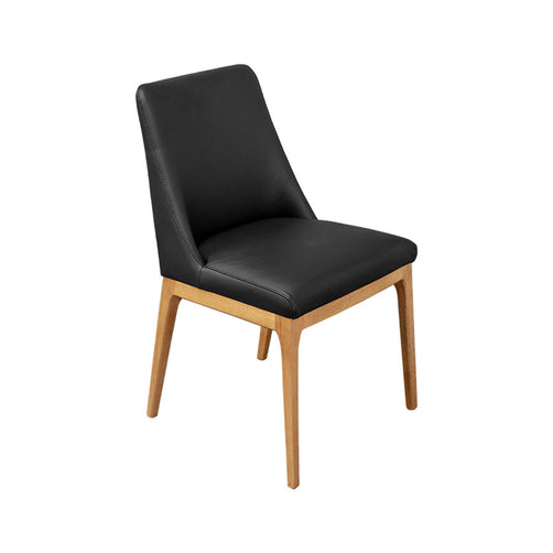 Bryce Leather Dining Chair Natural