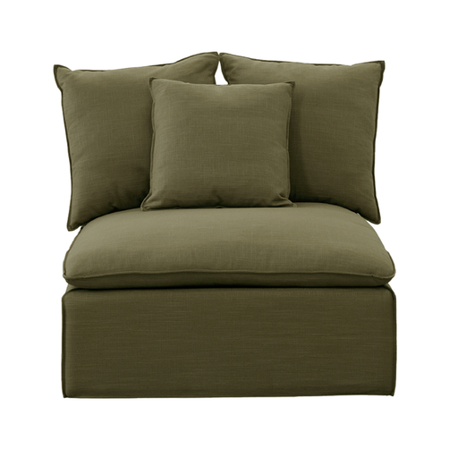Charlie Armless Modular Piece Green