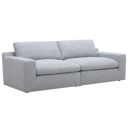 Claudia Dark Grey Fabric 2 Seater Modular Lounge