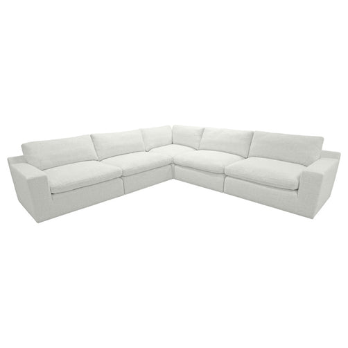 Claudia Light Grey Fabric Modular Corner Lounge