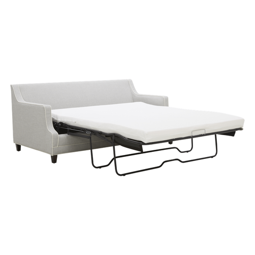 Olivia 2 Seater Sofa Bed Grey with Memory Foam Mattress