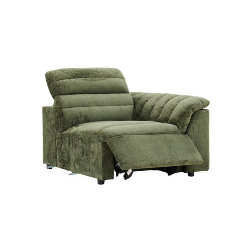 Rovella RH Arm Recliner Modular Piece Moss Green