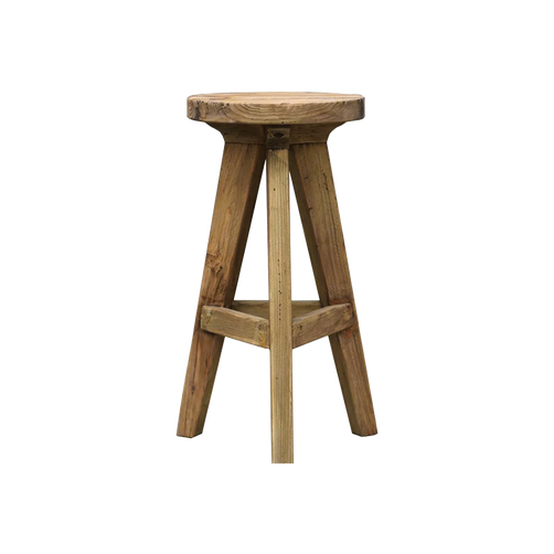Farmhouse Round Bar Stool