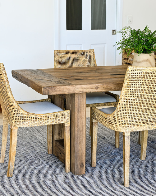 Cleveland Brown Rattan Dining Chair