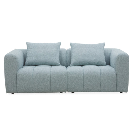 Palmview 2 Seat Modular Lounge Light Blue