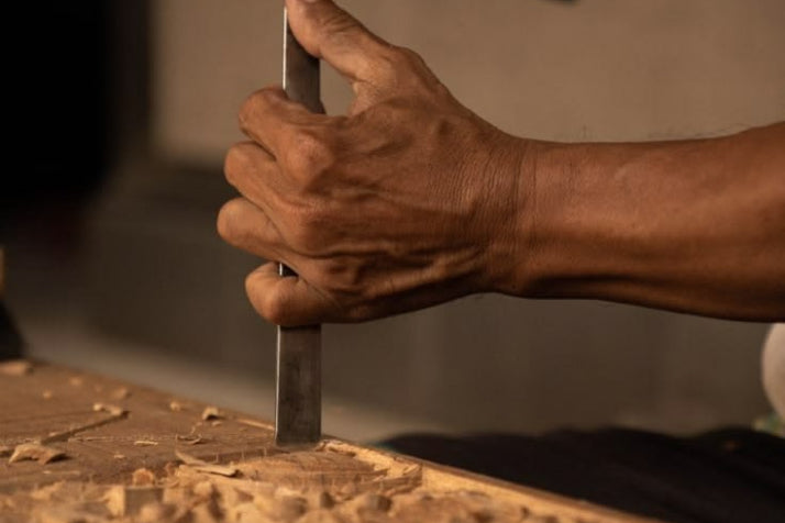 Crafted by hand — Eureka Furniture workshop