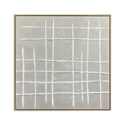 Abstract II 1x1m Natural Frame Artwork