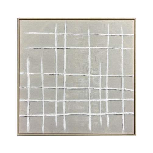 Abstract II 1x1m Natural Frame Artwork