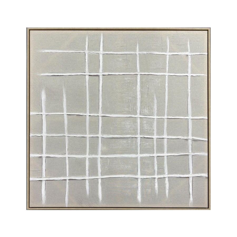 Abstract II 1x1m Natural Frame Artwork