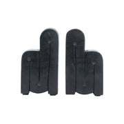 Noxar Marble Bookends Black 14cm