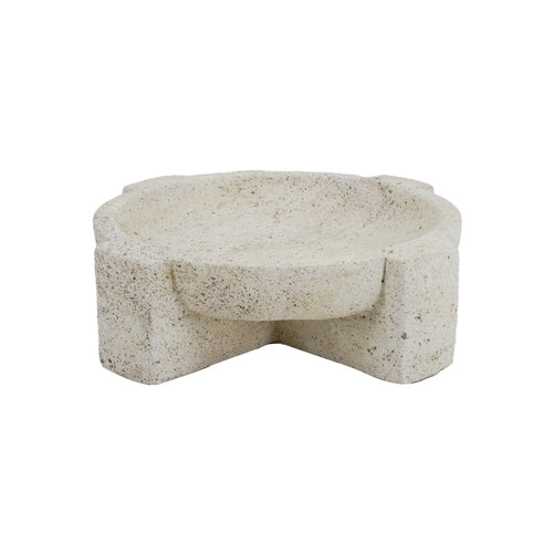 Nelka Cement Bowl Decor 25.5cm