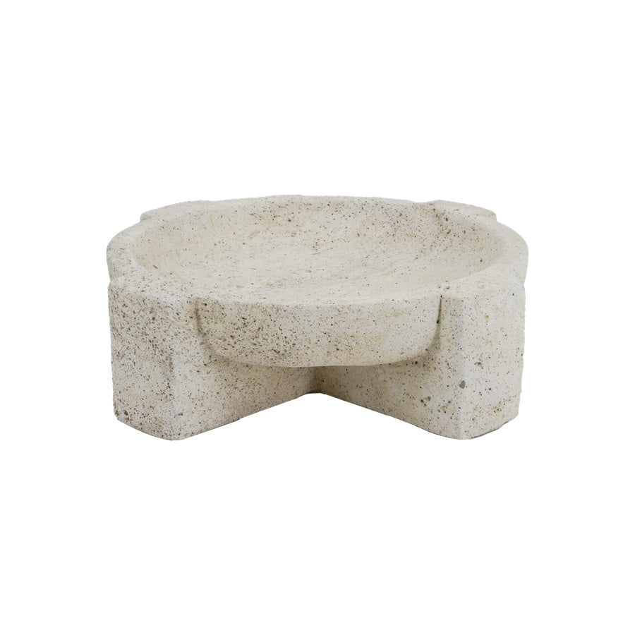 Nelka Cement Bowl Decor 25.5cm