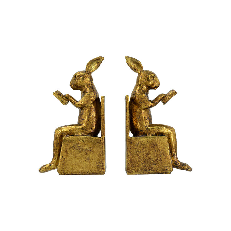 Reading Rabbit Bookends 17.5cm