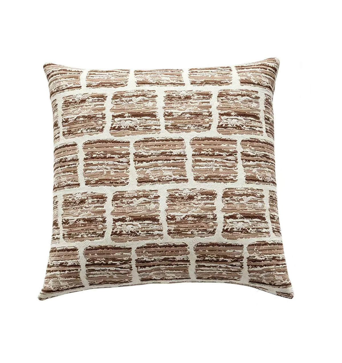Misa Block Cushion 50cm Beige