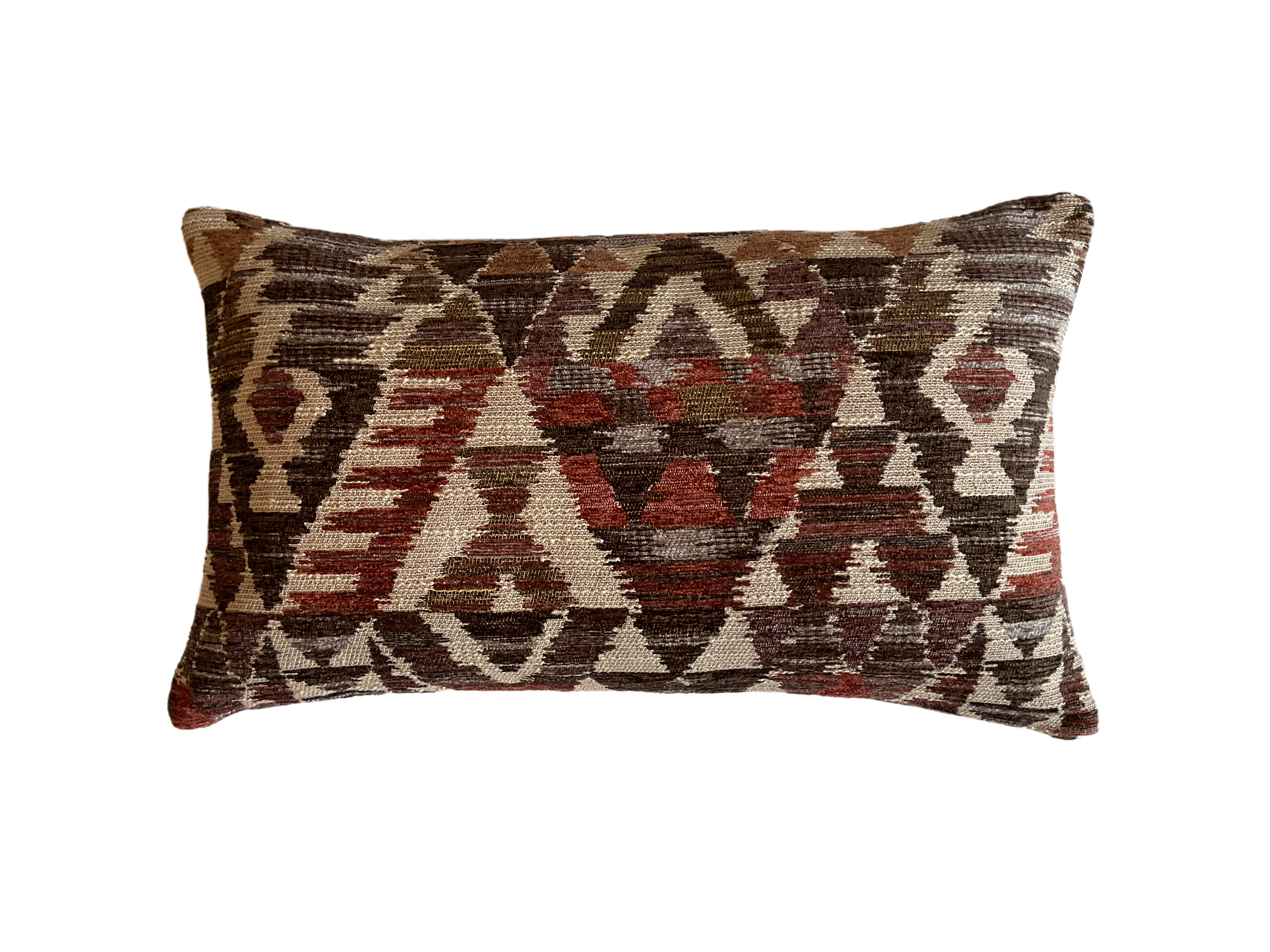 Kilim Cushion 30x50cm Chocolate with Feather Fill