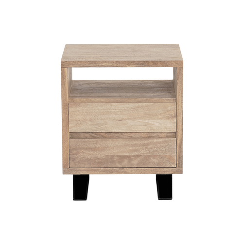 Naples Bedside Table Black