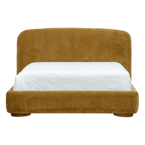 Harlow King Bed Ochre