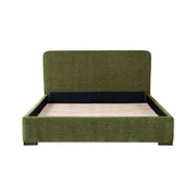 Taro Queen Bed Green Fabric