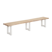 Naples Dining Bench 2.4m White