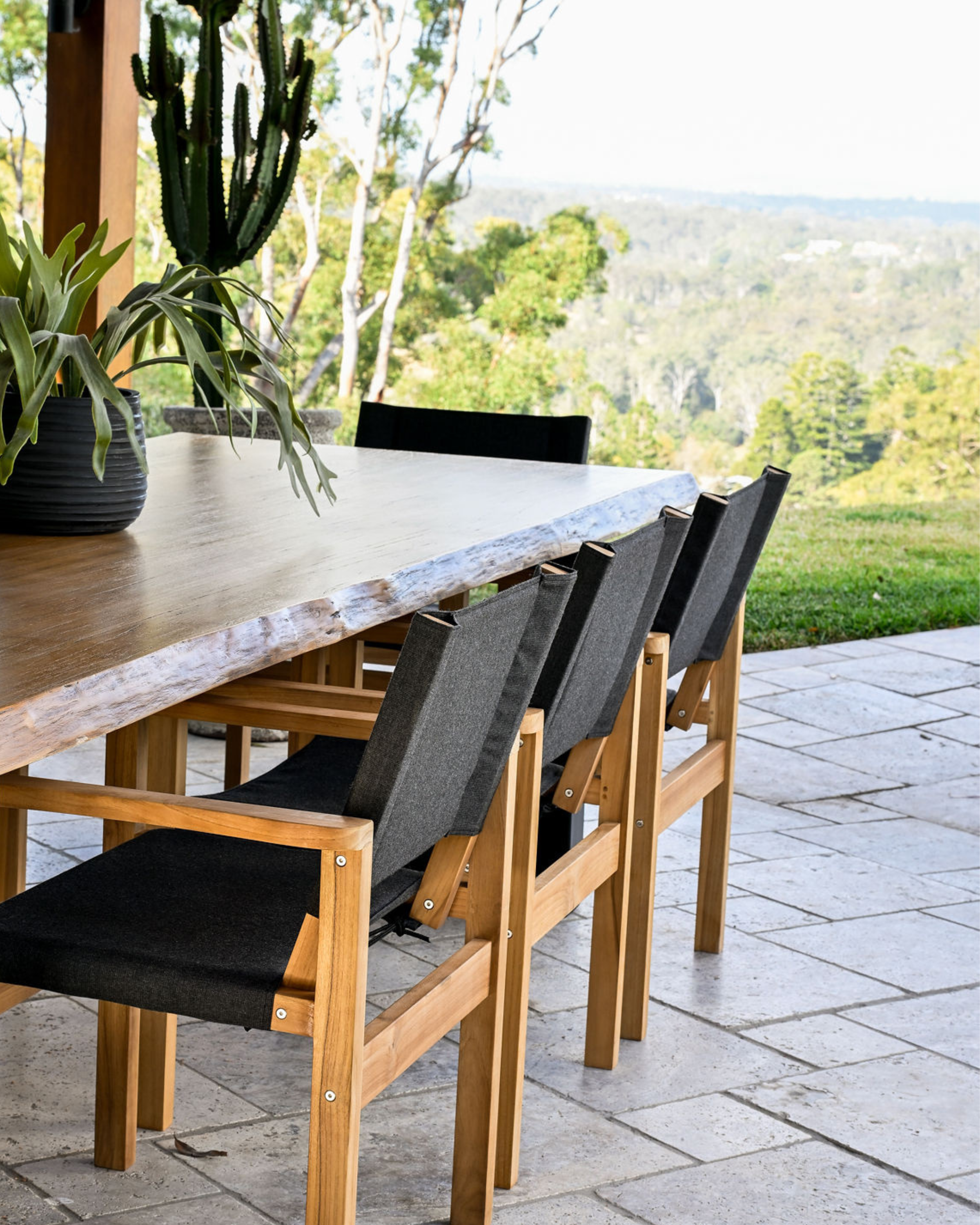 Carlton 2.4m Dining Table Live Edge