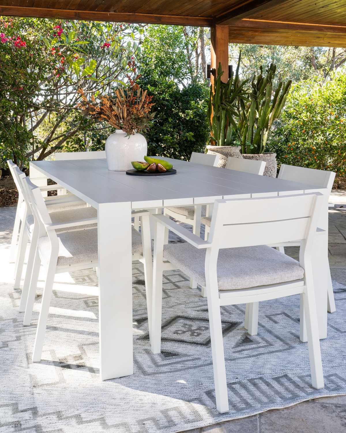 Channon Dining Chair Cushion Only Ivory White