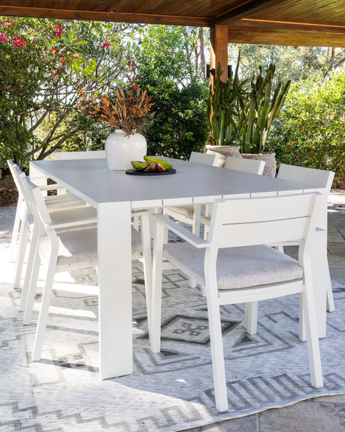 Channon Dining Chair Cushion Only Ivory White