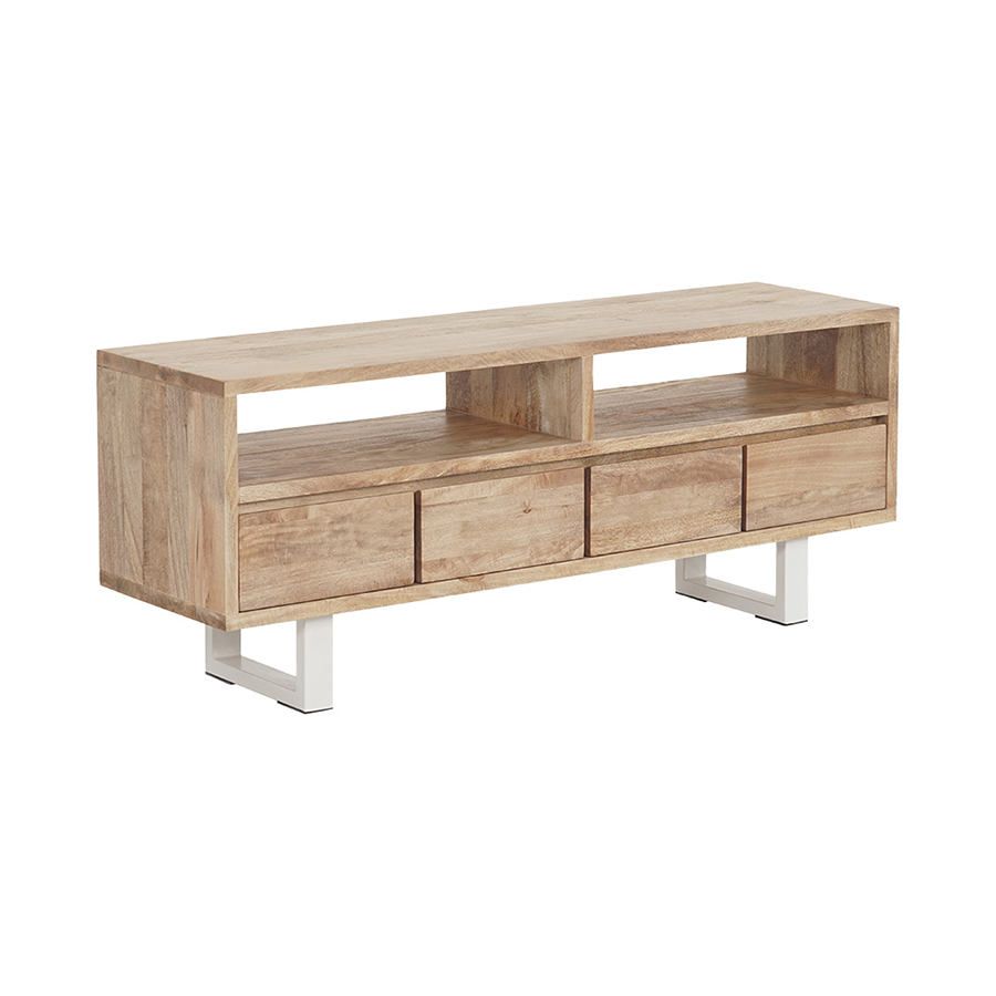 Naples Entertainment Unit 1.5m White