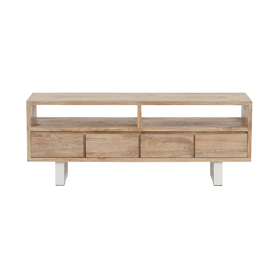 Naples Entertainment Unit 1.5m White