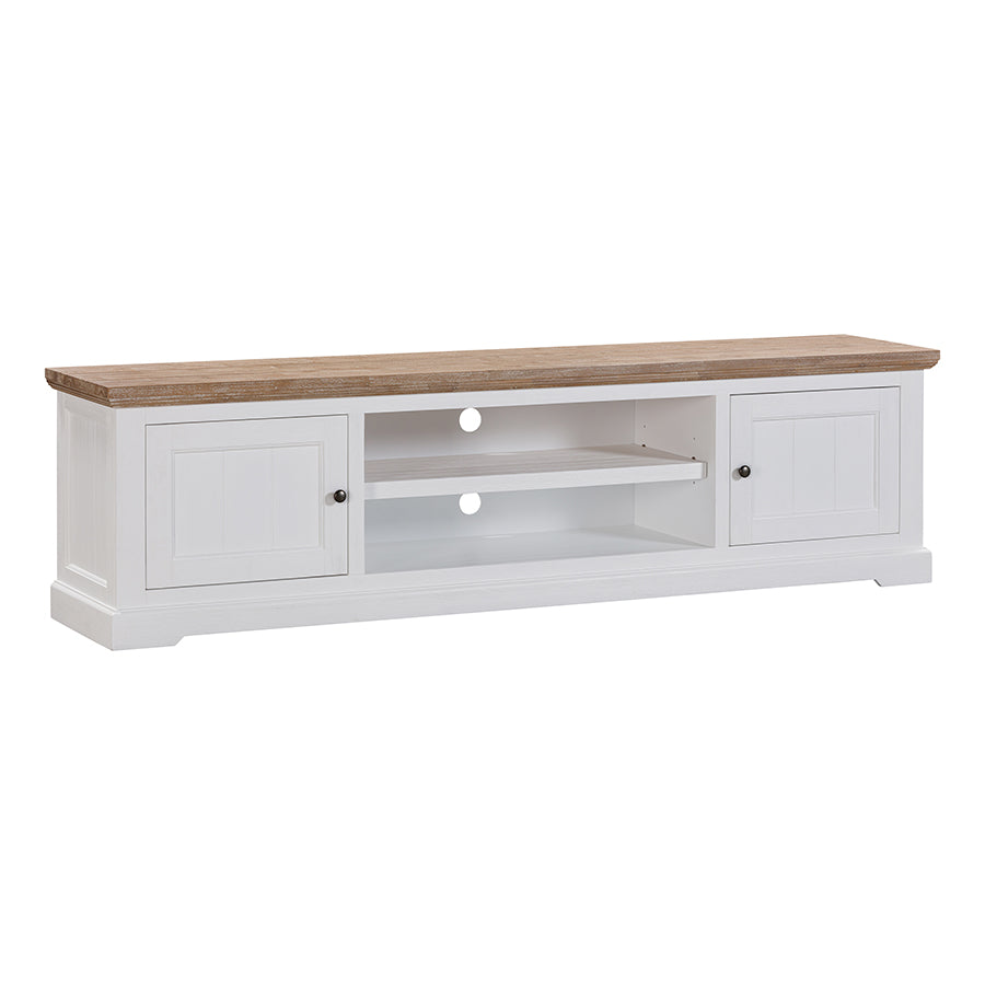 Clementine Two Toned Entertainment Unit 2.22m