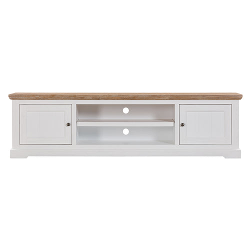 Clementine Two Toned Entertainment Unit 2.22m