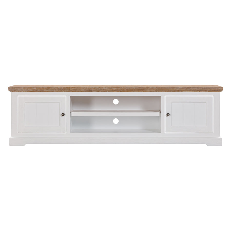 Clementine Two Toned Entertainment Unit 2.22m