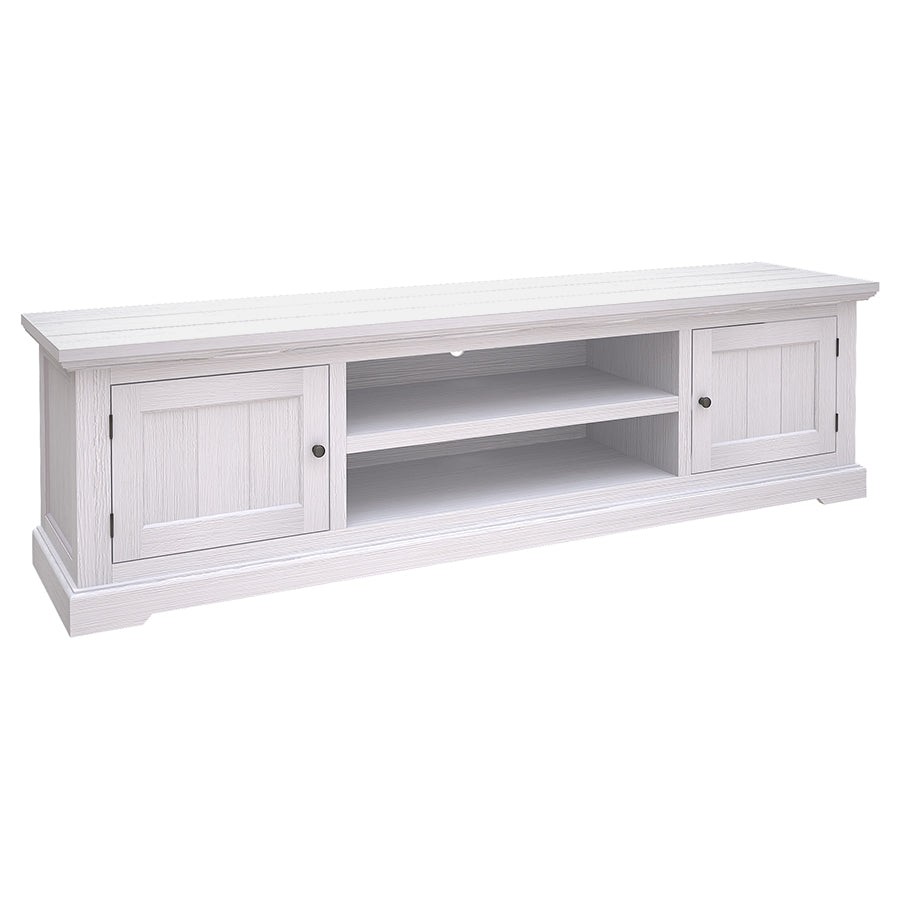 Clementine White Entertainment Unit 2.22m
