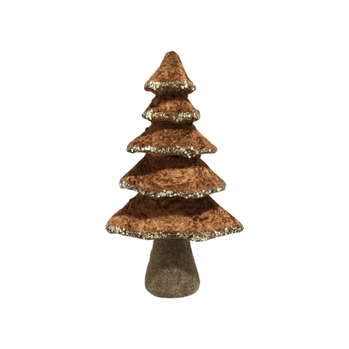 Bronze Pine Tree Table Decor