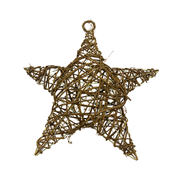 Rattan Star Ornament
