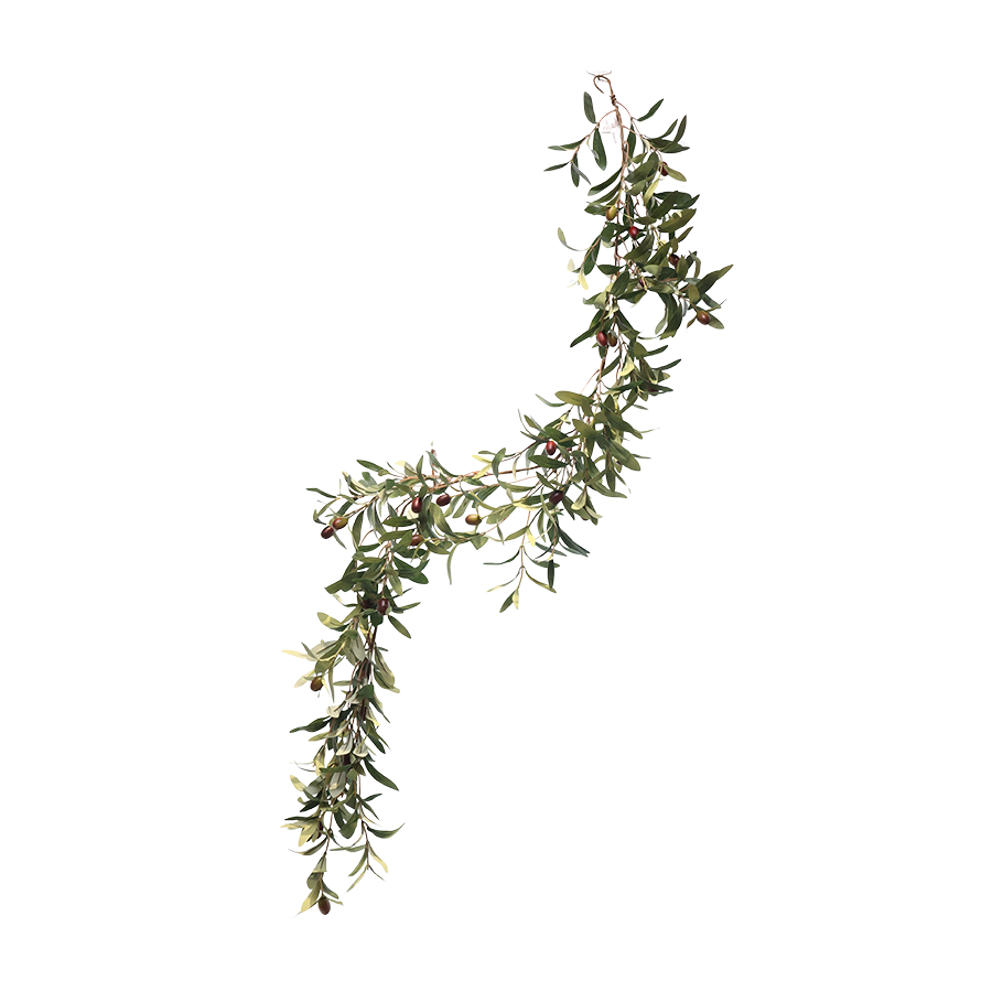 Olive Leaf Garland 152cm