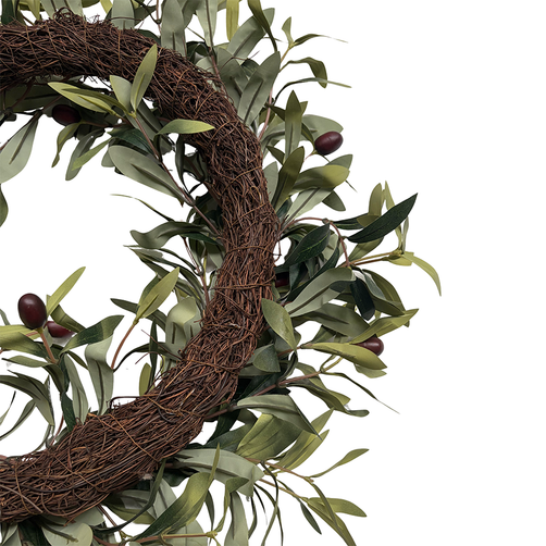 Christmas Olive Leaf Wreath