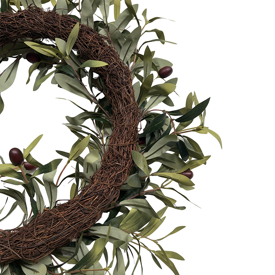 Christmas Olive Leaf Wreath