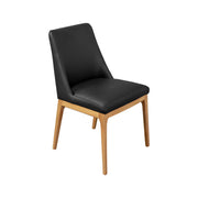Bryce Leather Dining Chair Natural