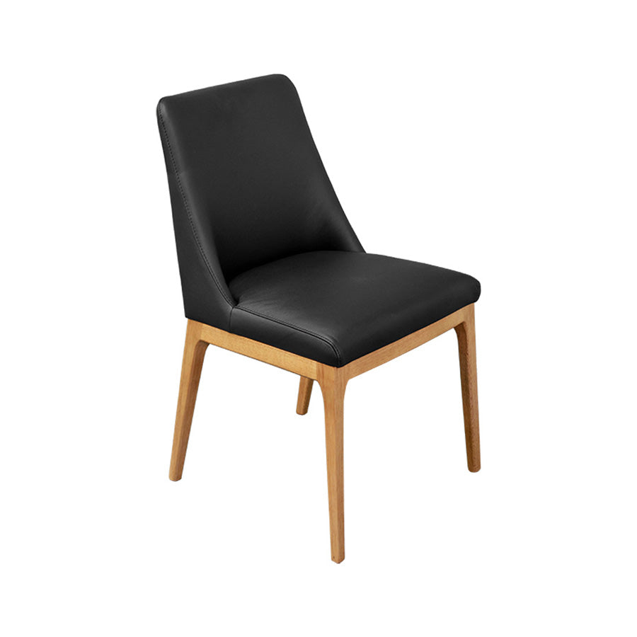 Bryce Leather Dining Chair Natural