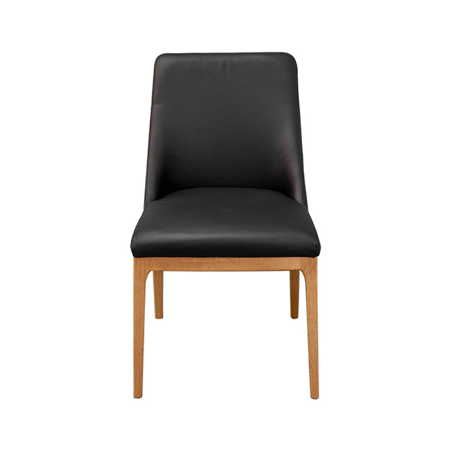Bryce Leather Dining Chair Natural