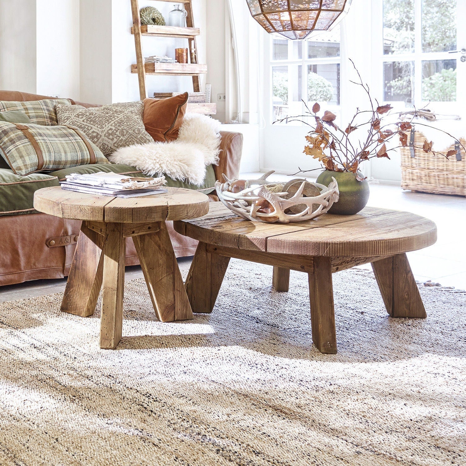 Farmhouse Living Room Table Set