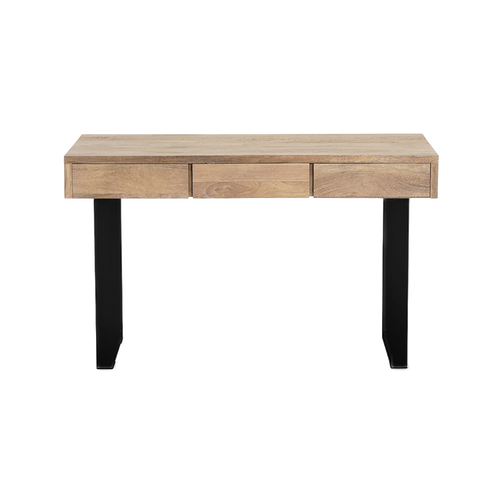 Naples 3 Drawers Hall Table Black