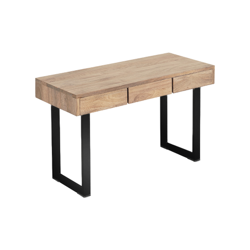 Naples 3 Drawers Hall Table Black
