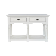 Northville Hamptons Hall Table 1.2m 2 Drawer White