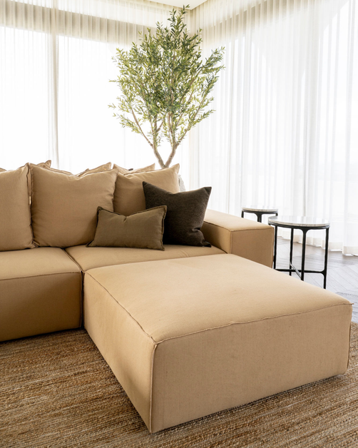 Jakobe RH Lounge Piece Dijon