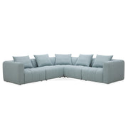Palmview Corner Modular Lounge Light Blue
